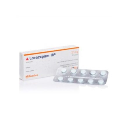 Ativan Lorazepam 2.5mg Made in EU