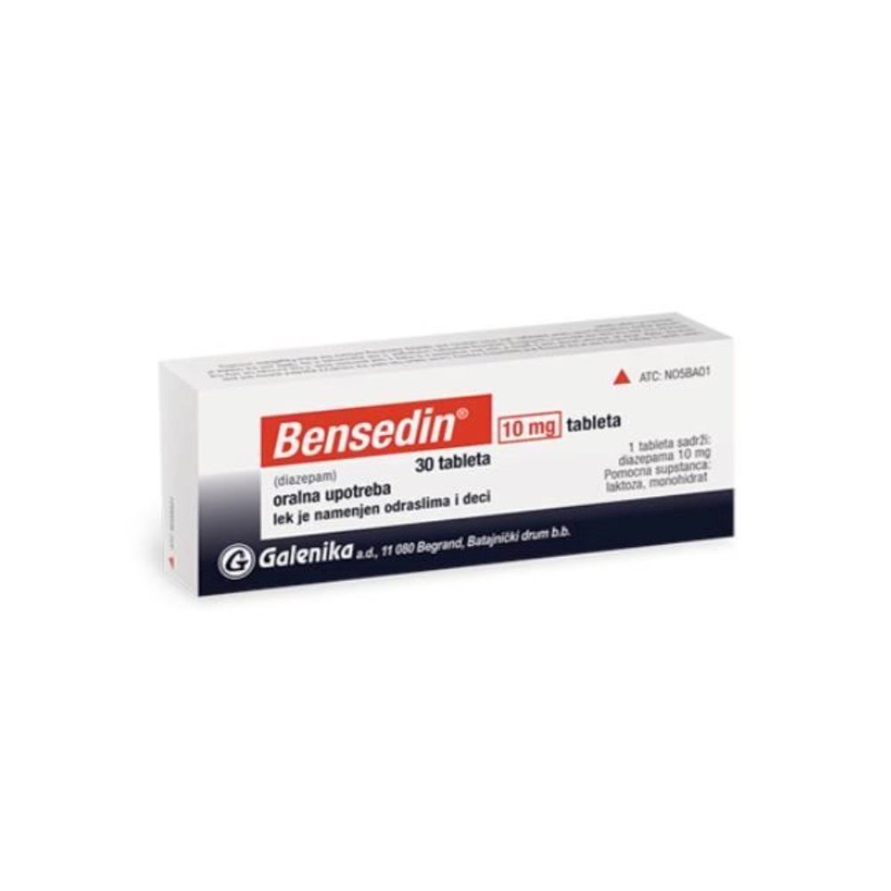 Galenika Bensedin Diazepam Tablets 10mg